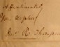 Detail from an 1847 Dyckman family letter. 