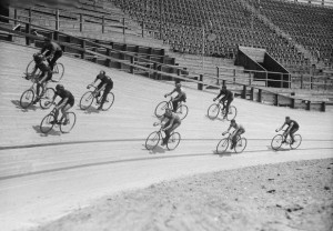 Velodrome riders training may 24, 1922 Velodrome riders training may 24, 1922