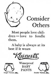 Diaper ad 1915