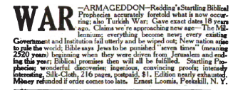 1914 armegeddon ad in patriotic Conduct of War book 1914 armegeddon ad in patriotic Conduct of War book