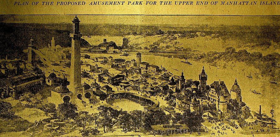 Artists rendering of "Wonderland," New York Tribune September 13, 1904.