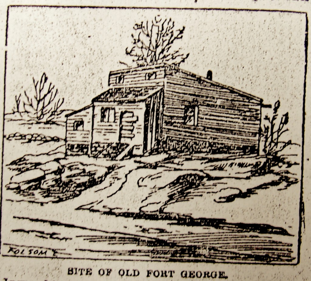 Remains of Fort George, New York World, December 26, 1886