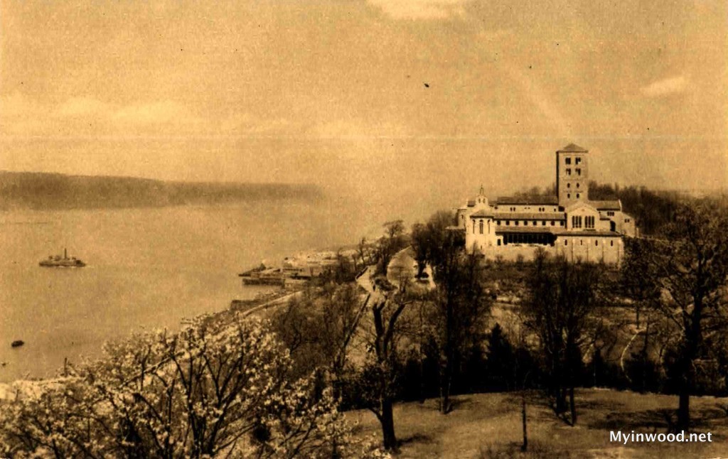 The Cloisters and Hudson River.