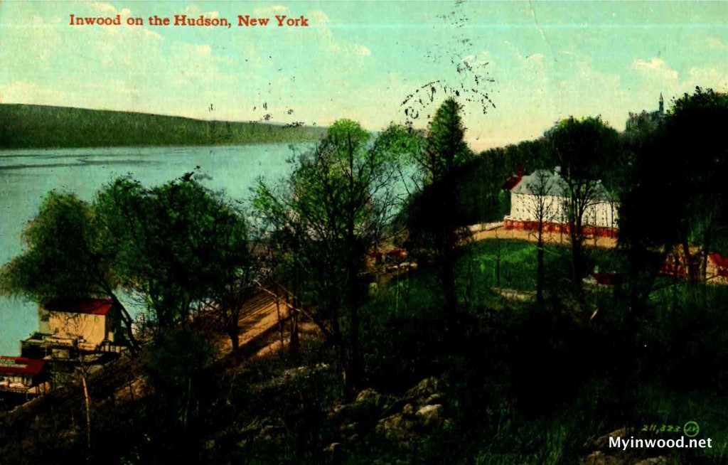 Inwood on the Hudson with old Jewish Memorial Hospital on right.