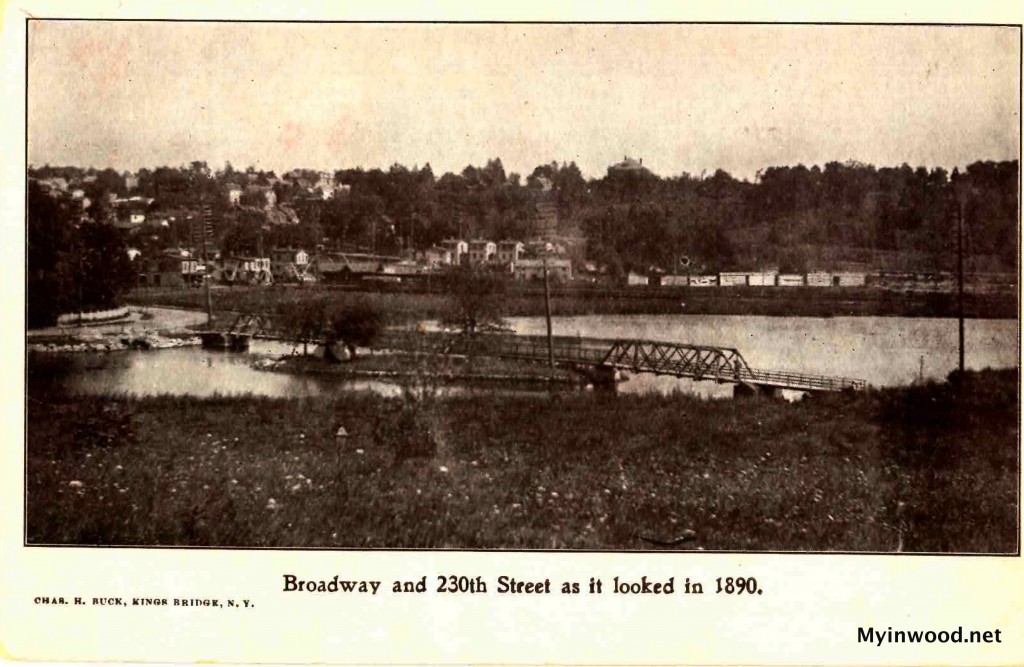 Broadway and 230th in 1890.