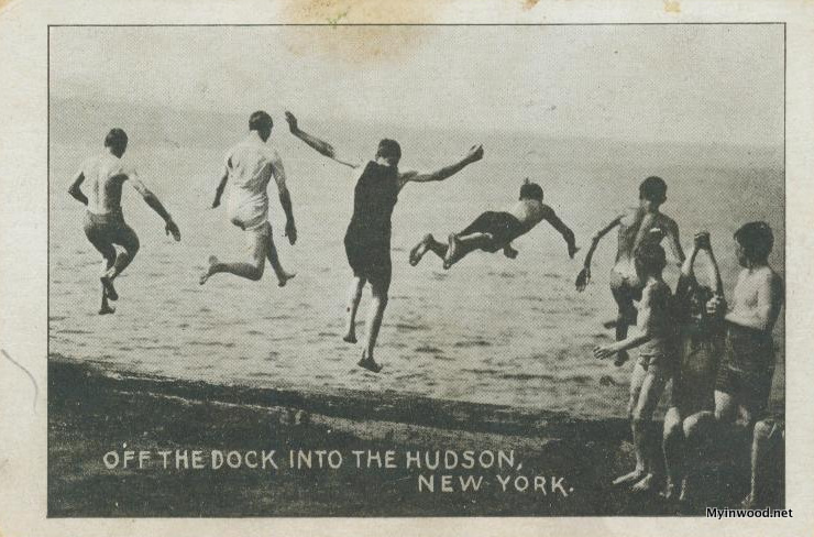 Hudson River swimmers.