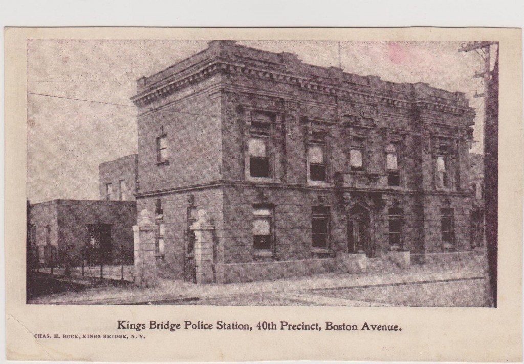 Kingsbridge police station, 40th Precinct, Boston Avenue by Charles Buck.