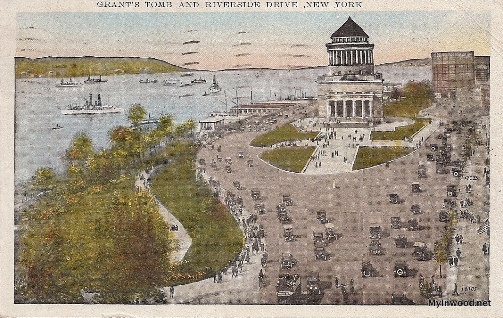 Grant's tomb and Riverside Drive postcard, 1929. Grant's tomb and Riverside Drive postcard, 1929.