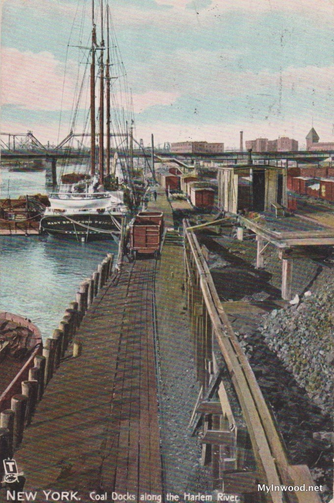 Harlem River at 138th Street in 1908 postcard. Harlem River at 138th Street in 1908 postcard.