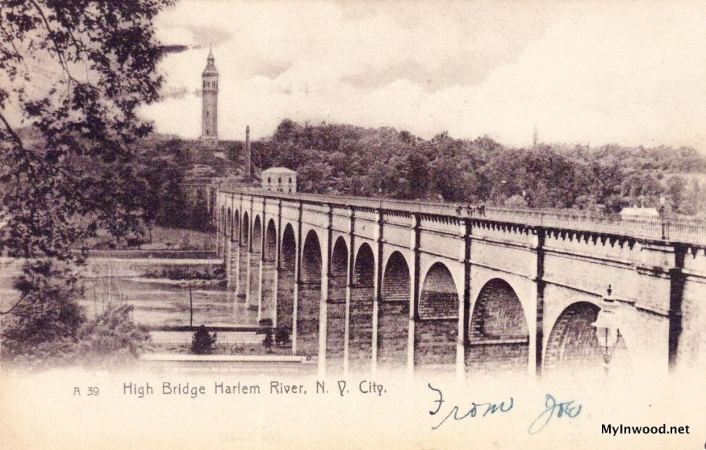 High Bridge on the Harlem River Postcard, 1907. High Bridge on the Harlem River Postcard, 1907.