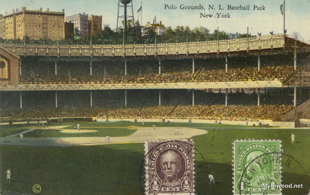 Polo Grounds postcard,1918. Polo Grounds postcard,1918.