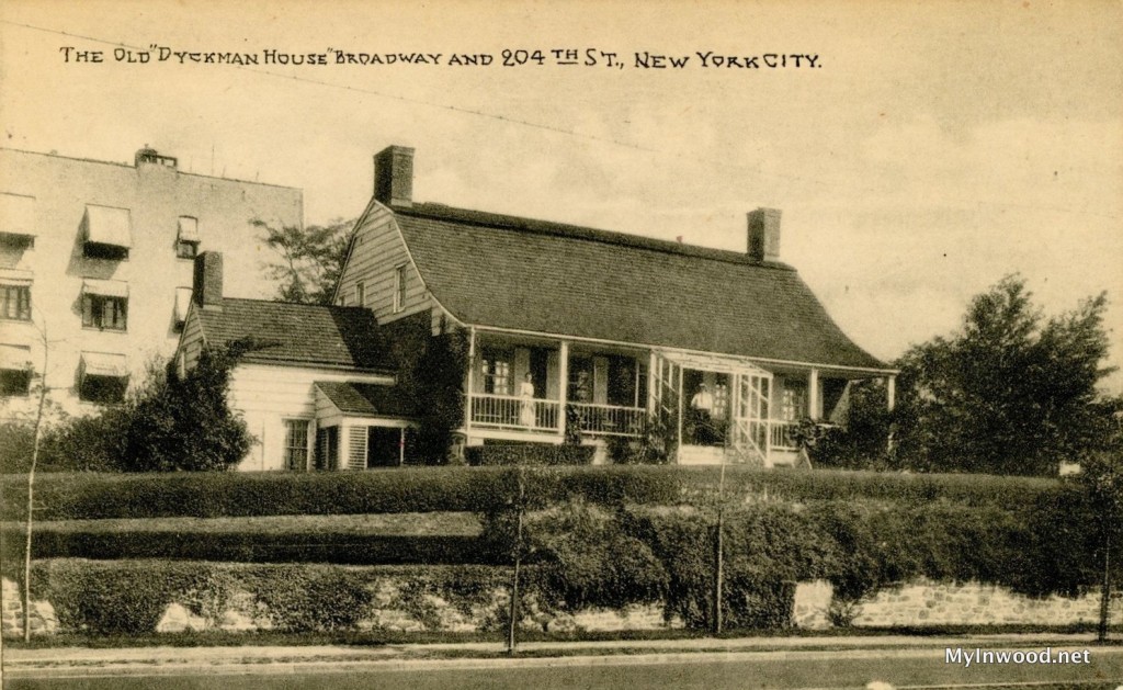 Dyckman House, 1918 postcard.