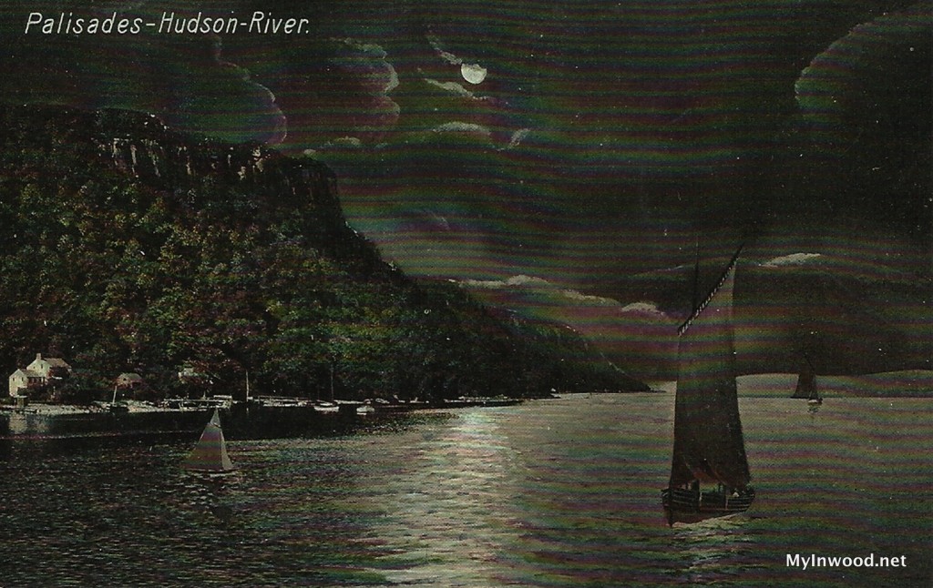 Hudson River and Palisades postcard, circa 1910. Hudson River and Palisades postcard, circa 1910.