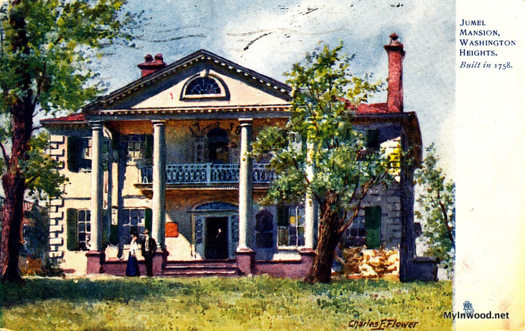 Jumel Mansion, 1905 postcard. Jumel Mansion, 1905 postcard.
