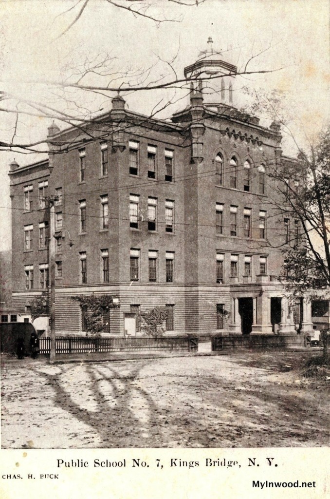 Kingsbridge, Public School Number 7, Charles Buck postcard.
