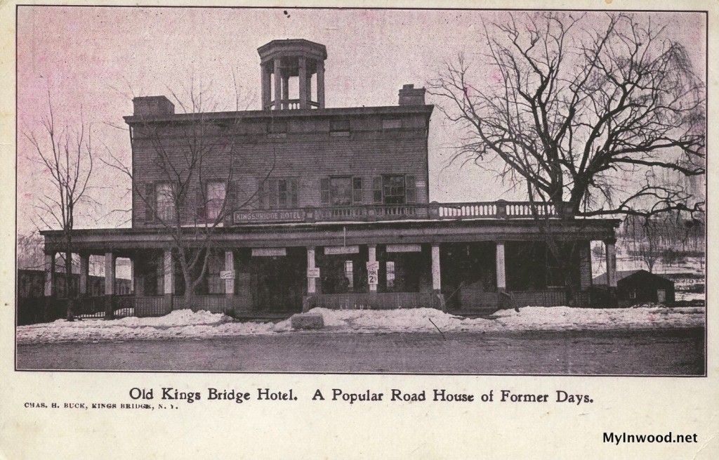 Kingsbridge Hotel from postcard by Charles Buck.