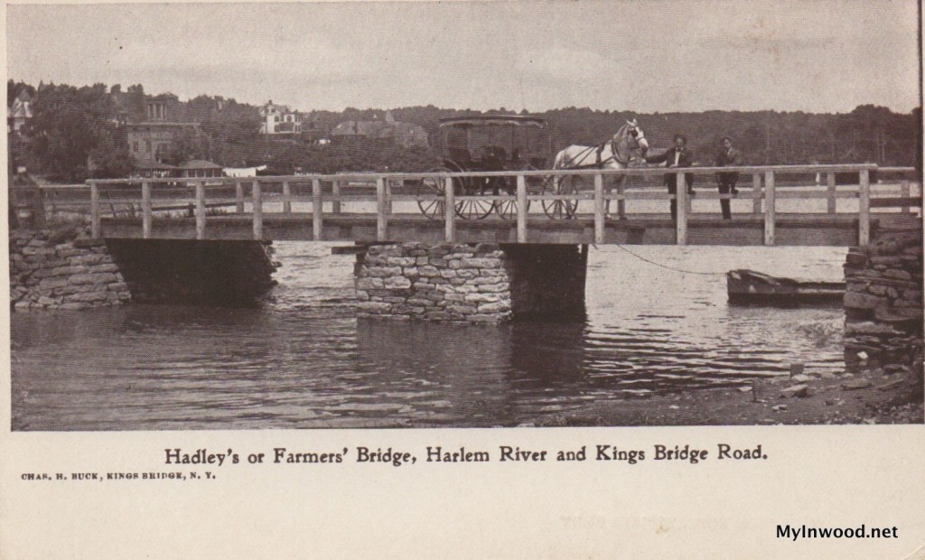 The so called Farmer's Bridge across the Spuyten Duyvil in postcard by Charles Buck. The so called Farmer's Bridge across the Spuyten Duyvil in postcard by Charles Buck