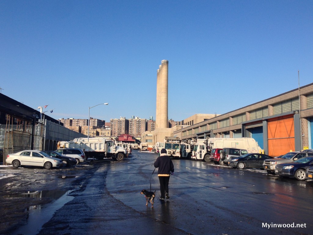 Inwood's 215th Street garbage incinerator. Inwood's 215th Street garbage incinerator.