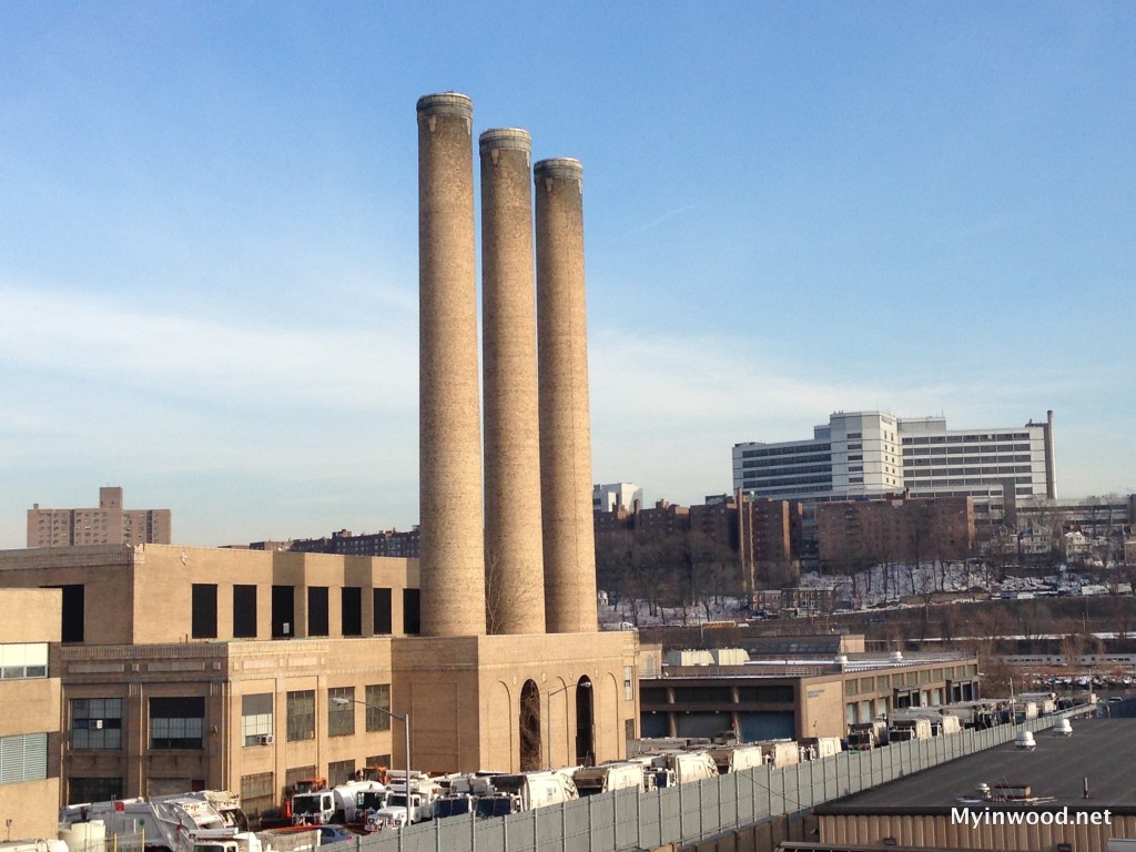Inwood's 215th Street Department of Sanitation facility. Inwood's 215th Street Department of Sanitation facility.