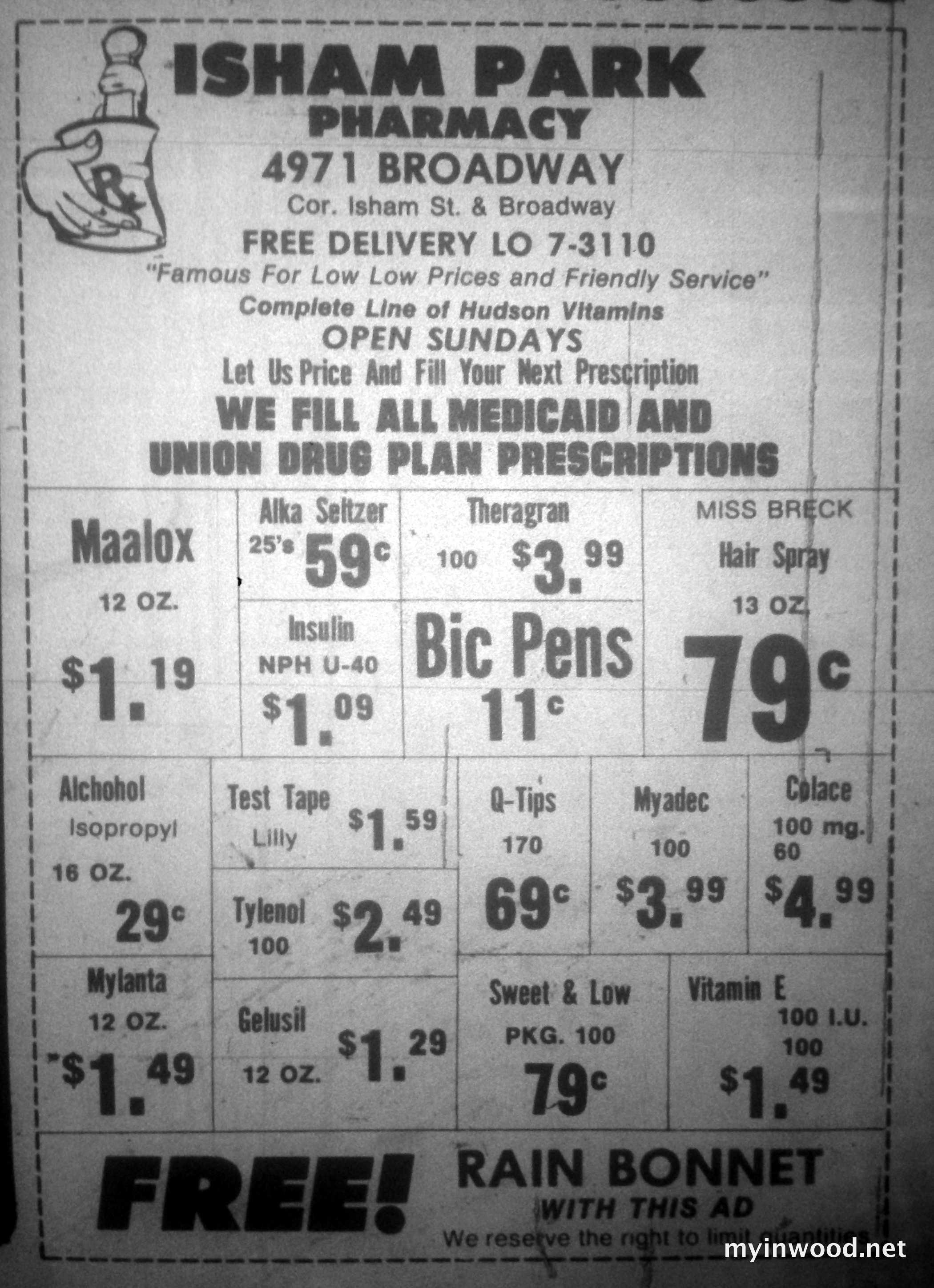 Inwood Business Advertisements 19751976 My Inwood