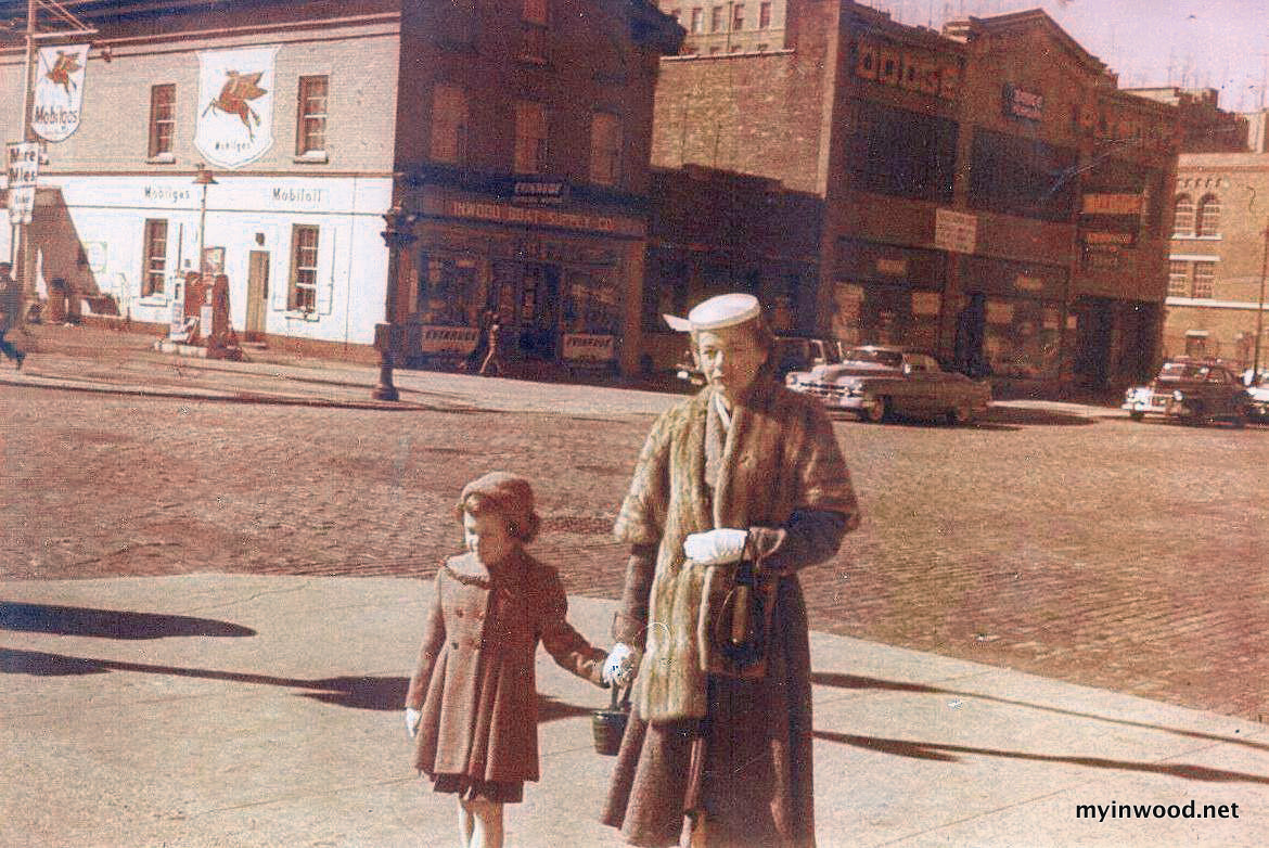 Old Veitch grocery captured in the background of a photo taken in the 1950's. From the collection of Evelyn Strobel Ruggiero Old Veitch grocery captured in the background of a photo taken in the 1950's. From the collection of Evelyn Strobel Ruggiero