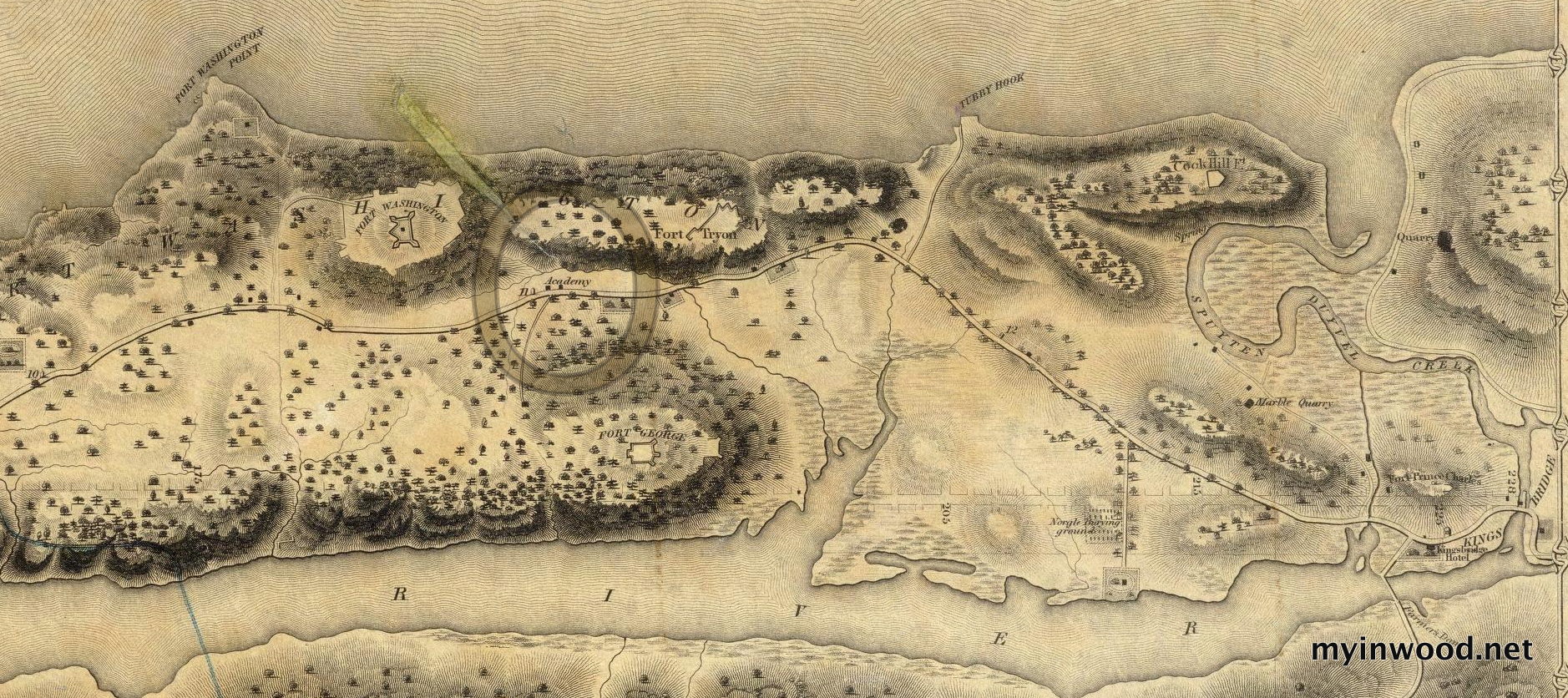 (Highlighted in center) , 1836 map,   J.H. Colton & Company.