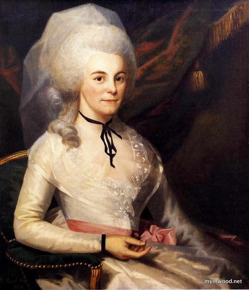 Portrait of Mrs. Alexander Hamilton, Circa 1787.