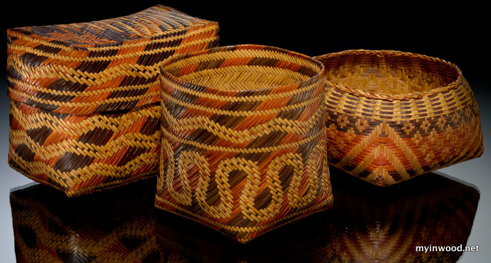 Chitimacha baskets, Museum of the American Indian, Keppler collection