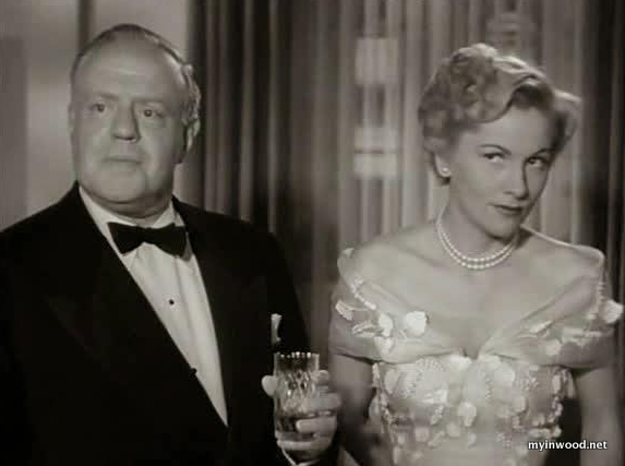 Joan Fontaine and Harold Vermilyea in Born to Be Bad, 1950.