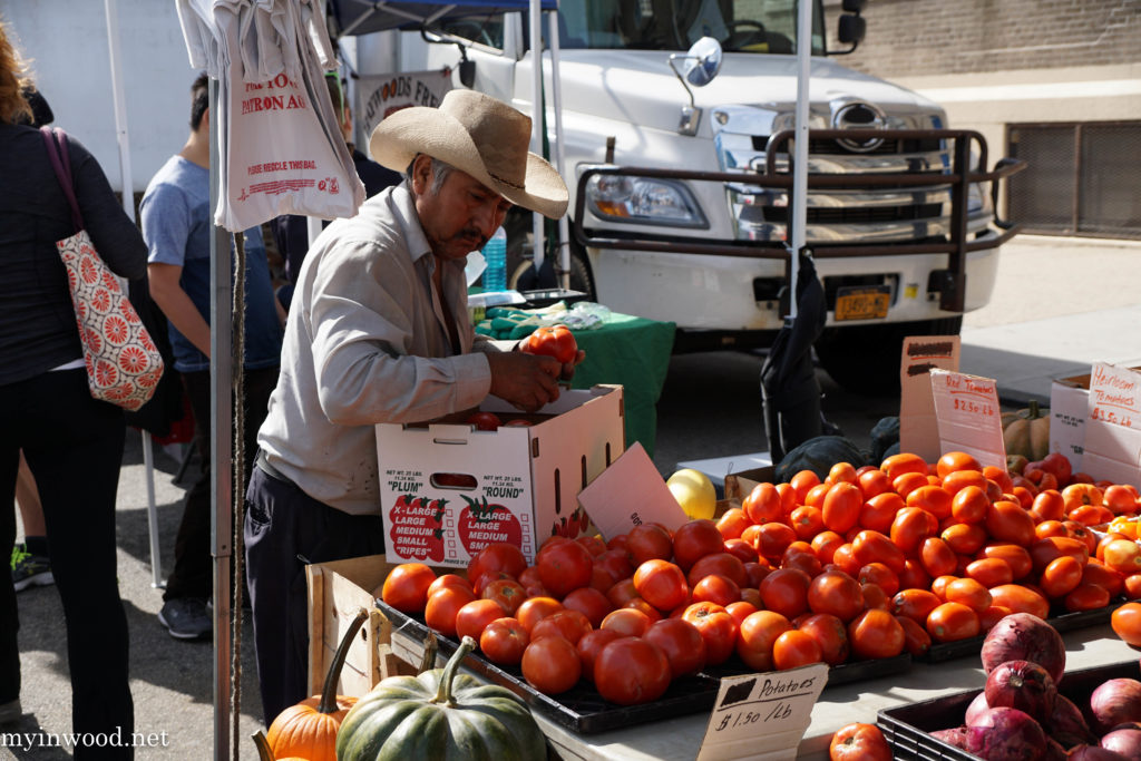 A bountiful harvest at the Inwood Farmer's Market. 