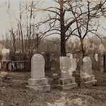 Dyckman gravestones in Nagle Cemetery, 1904