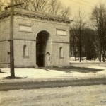 Seaman-Drake Arch in undated photo, West 216th Street and Broadway.