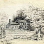 Black Horse Tavern, 1882 sketch.