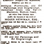 Talcott estate sale, New York Herald, April 3, 1904