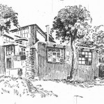 Sketch of the Inwood Pottery Works in Brooklyn Daily Eagle, 1936.