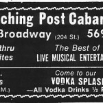 Hitching Post, Heights Inwood Newspaper Advertisement, 1975.