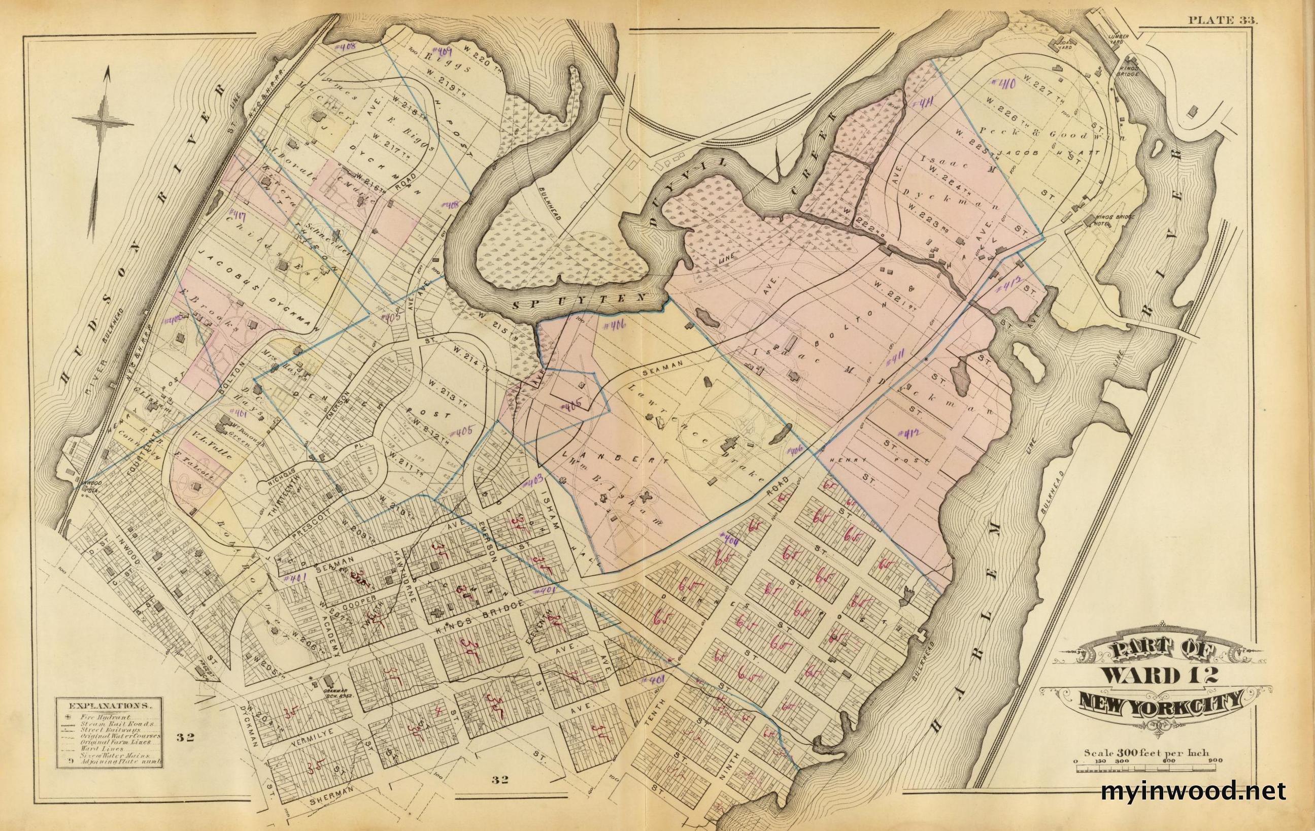 Inwood Hill Park Map - United States Map