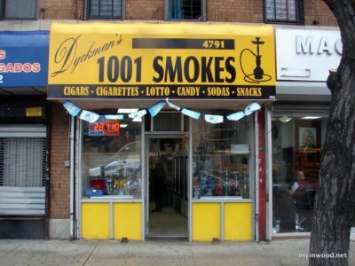 1001 Smokes, 4791 Broadway, 2014.