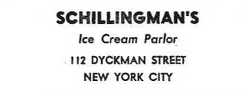 112 Dyckman Street, 1943 Advertisement