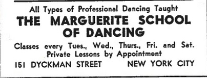 151 Dyckman Street, 1943 Advertisement