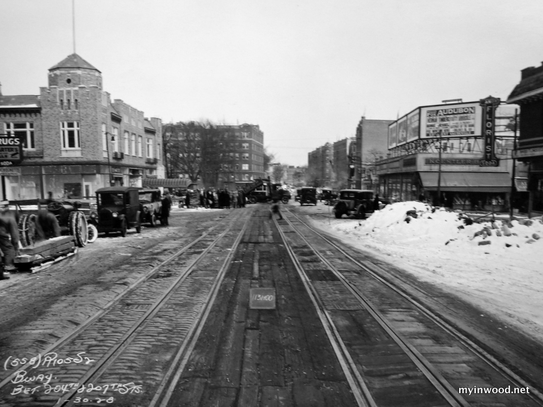 West 207th and Broadway, 1928,  NYHS