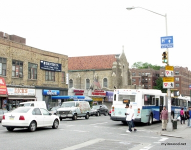 West 207th Street and Broadway in 2009