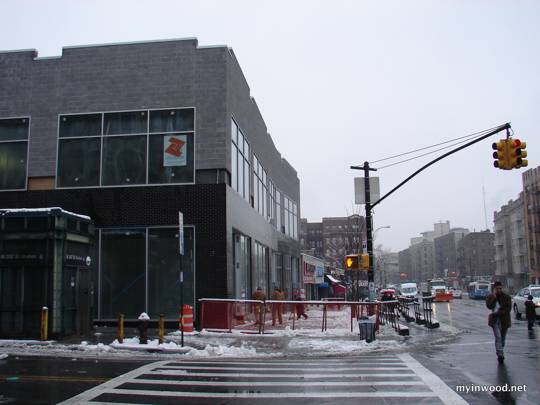 West 207th Street and Broadway, January 24, 2015.