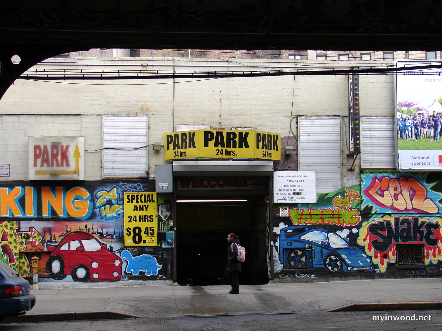 215th and Tenth Avenue, Inwood, NYC 2014 Graffiti, Inwood, NYC