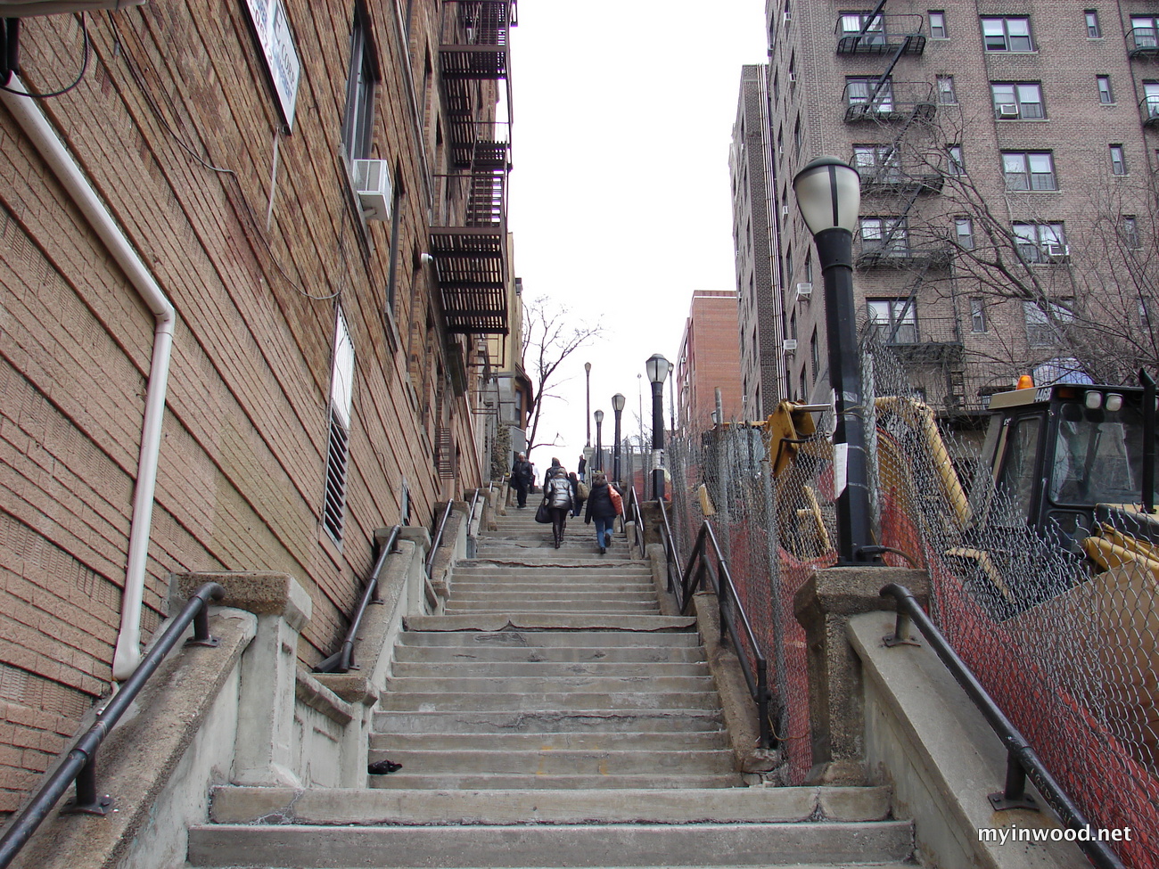 215th Street stairs, 3/17/2014