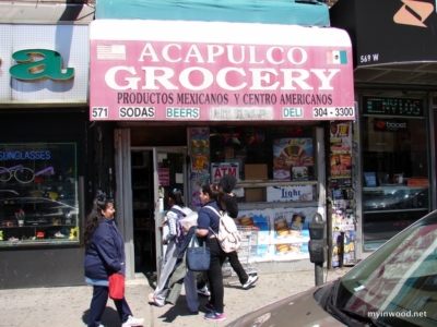 Acapulco Grocery, 571 West 207th Street in 2014.