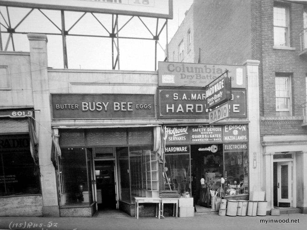 Busy Bee, 601 West 207th Street, 1926, NYHS.