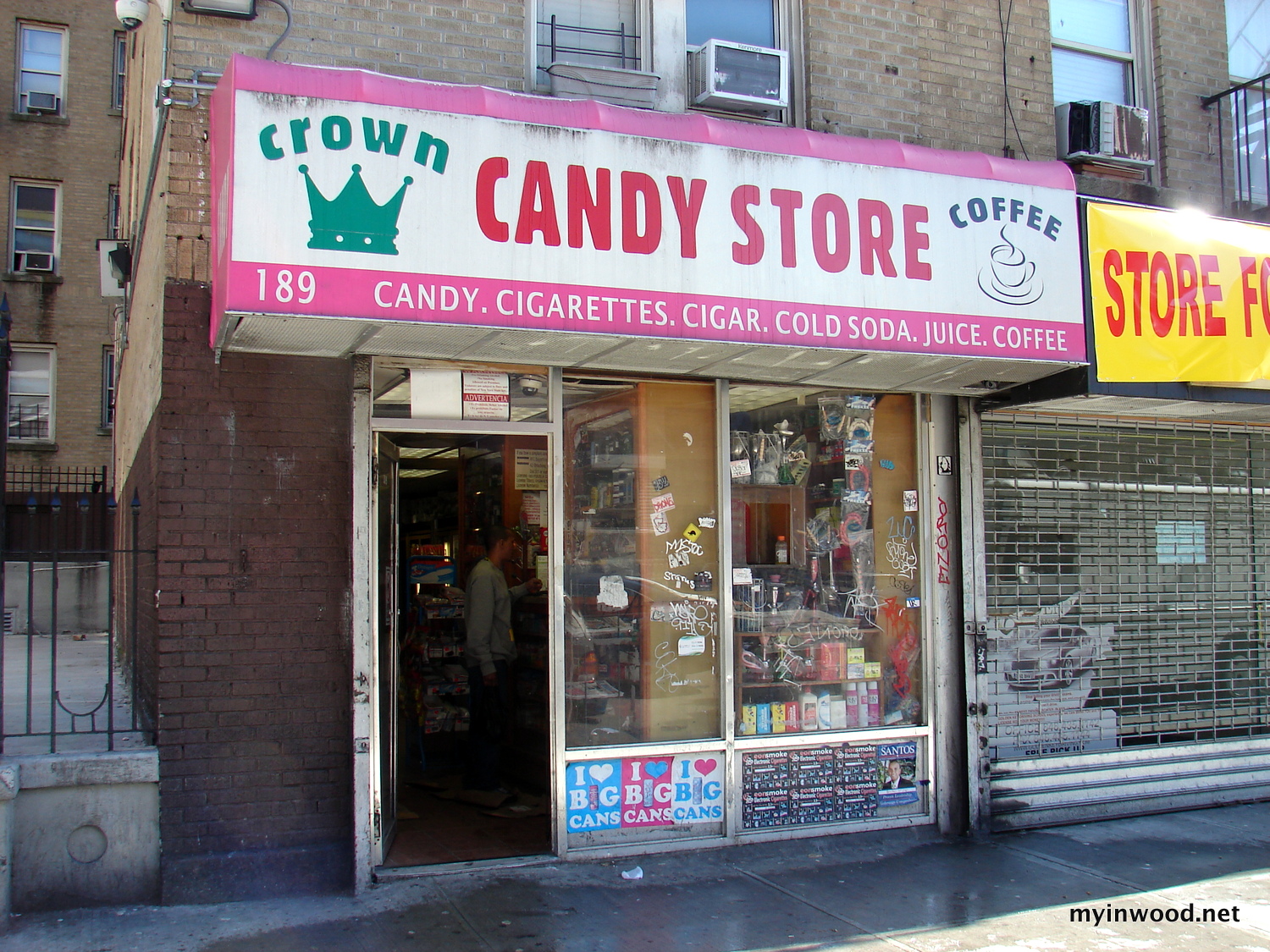 Crown Candy Store, 189 Sherman Avenue.