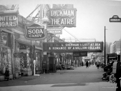 Dyckman Theater, West 207th Street and Sherman Avenue, 1926, NYHS.