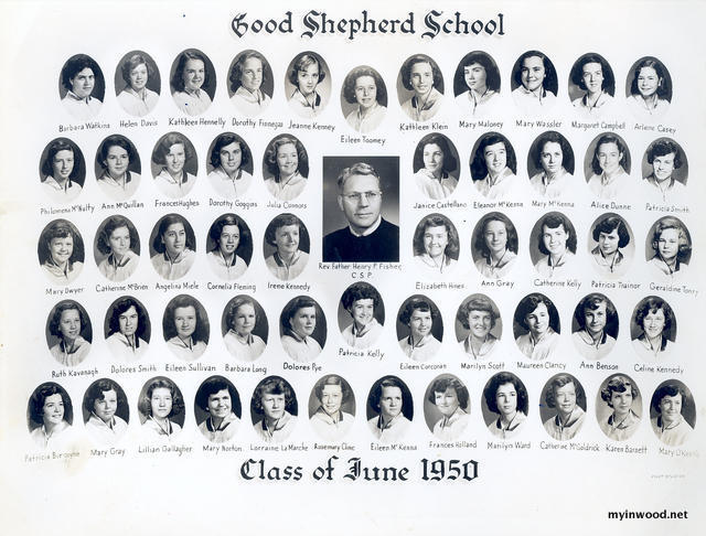 1950 graduation class picture.
